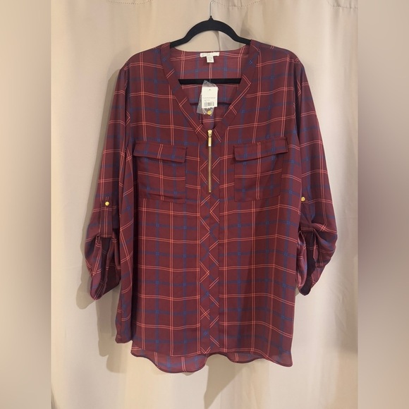 Women’s NWT Plus Size Cato Blouse - Picture 1 of 7